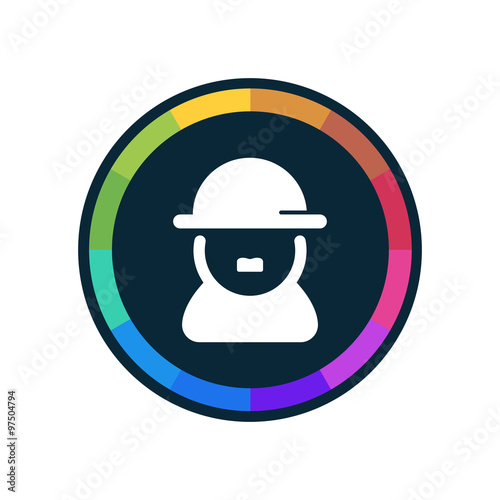 Colorful Web-Button photo