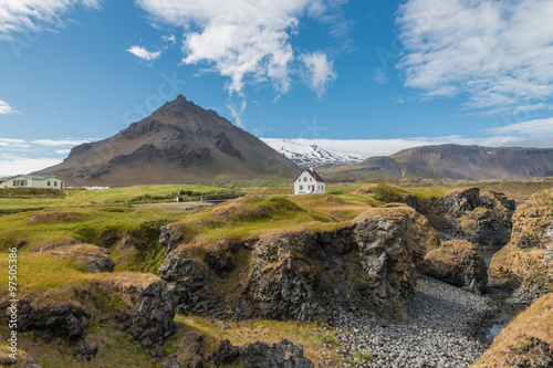 Arnarstapi House below the Volcano photo