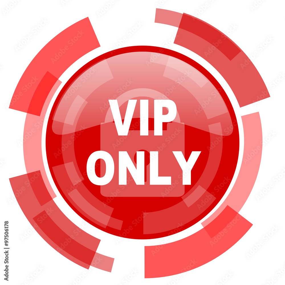 vip only red glossy web icon vip only red glossy web icon