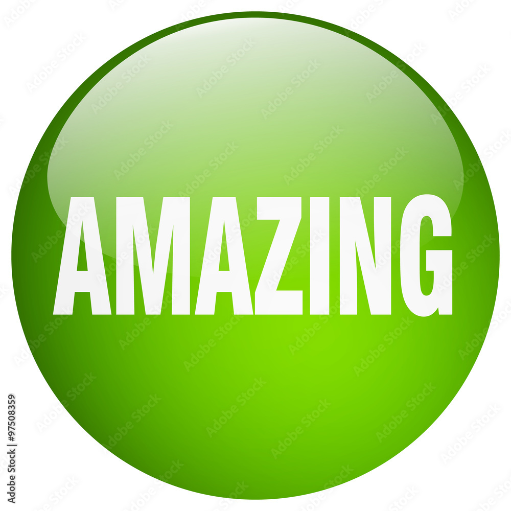 amazing green round gel isolated push button amazing green round gel isolated push button