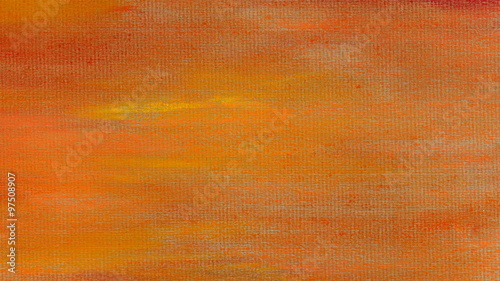 Artistic imitation of speed. Animated orange textured background based on original hand drawn abstract pastel work. A lot of free space for your texts and objects. Stop motion loop able cartoon film.