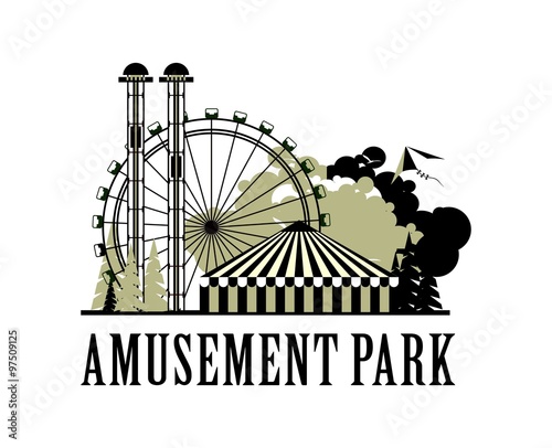 Amusement park poster