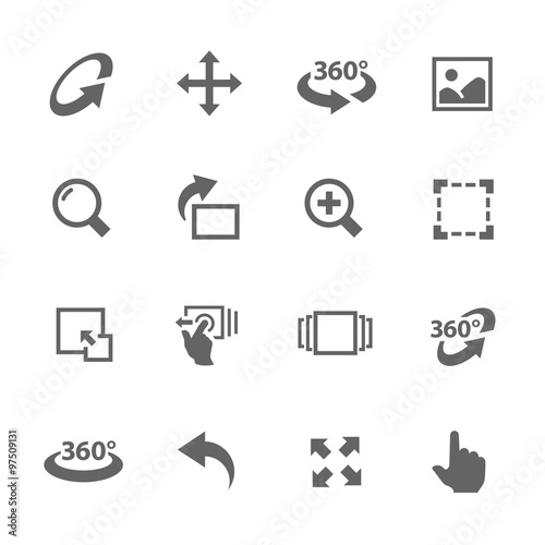 Image Manipulation Icons