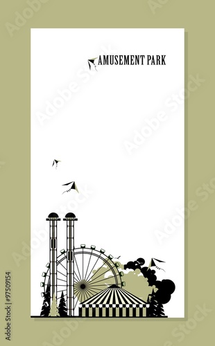 Amusement park poster