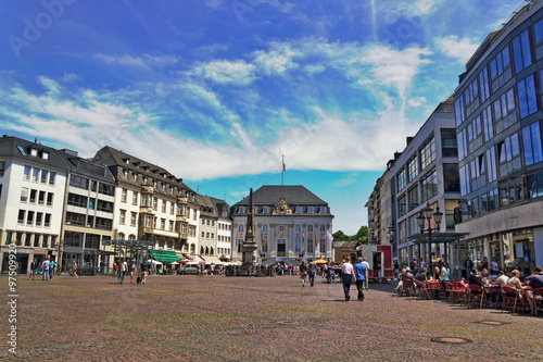Obraz na płótnie Bonn Marktplatz w salonie
