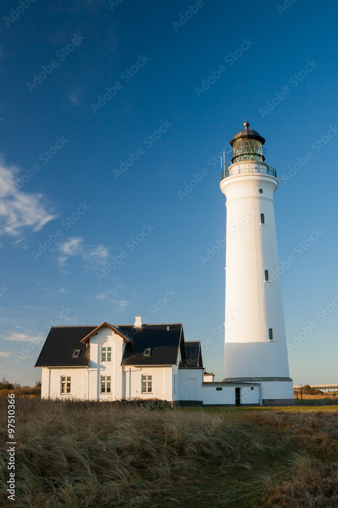 Leuchtturm in Hirtshals in Dänemark