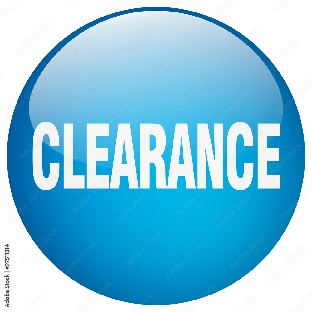 clearance blue round gel isolated push button clearance blue round gel isolated push button