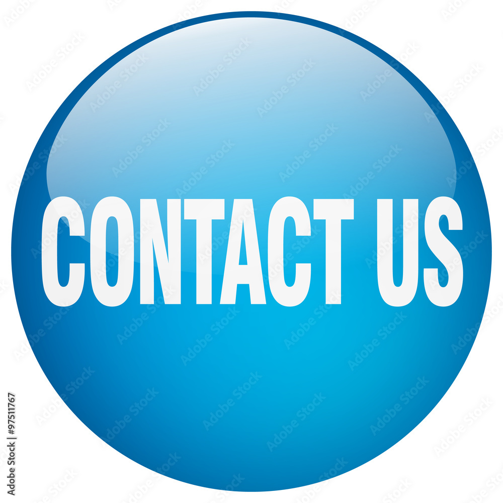 contact us blue round gel isolated push button contact us blue round gel isolated push button
