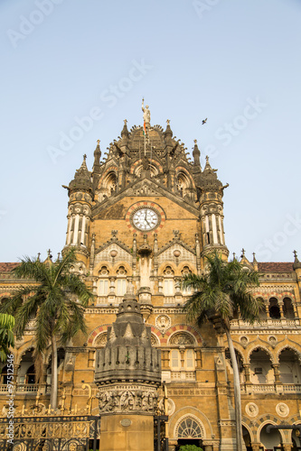Chhatrapati Shivaji Terminus at Mumbai, India.
