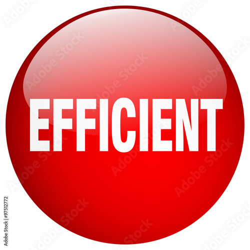 efficient red round gel isolated push button