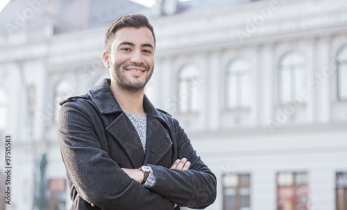 Young handsome smile man