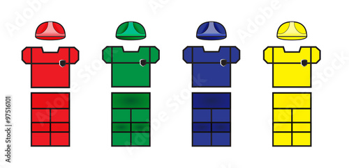 Beautiful Workwear. Vector Illusatration.