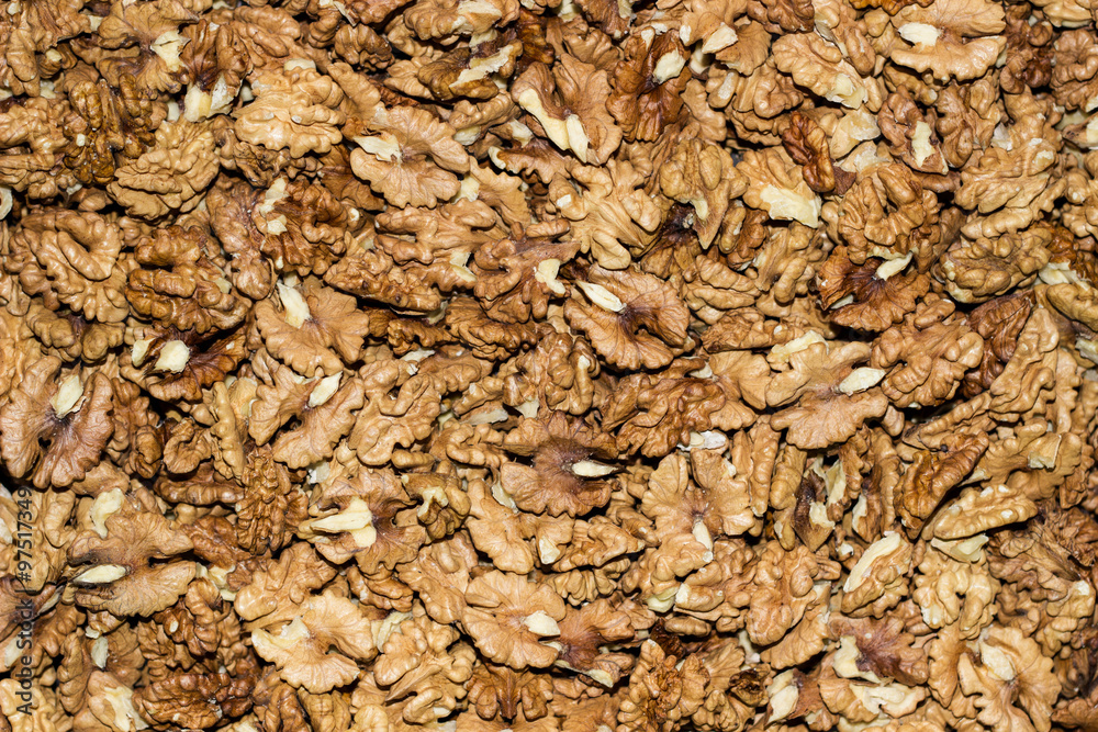 Walnuts background Walnuts background