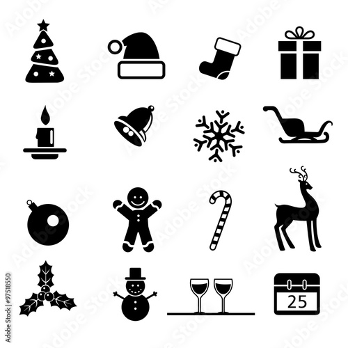 New Year icons