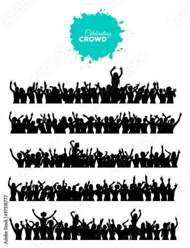 Celebrating Crowd Set