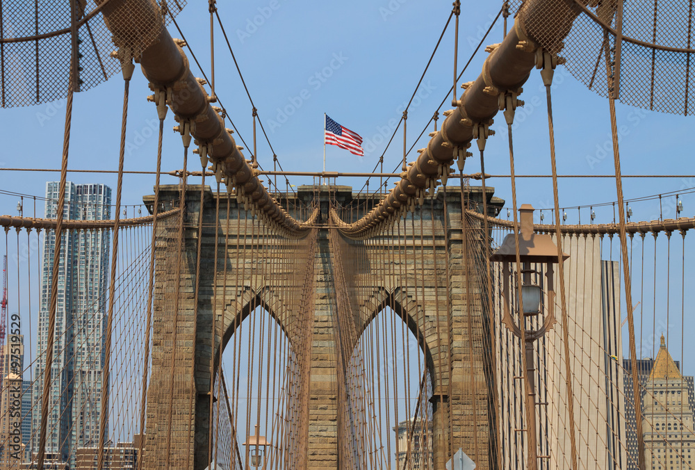 Fototapeta premium Brooklyn Bridge, New York, USA