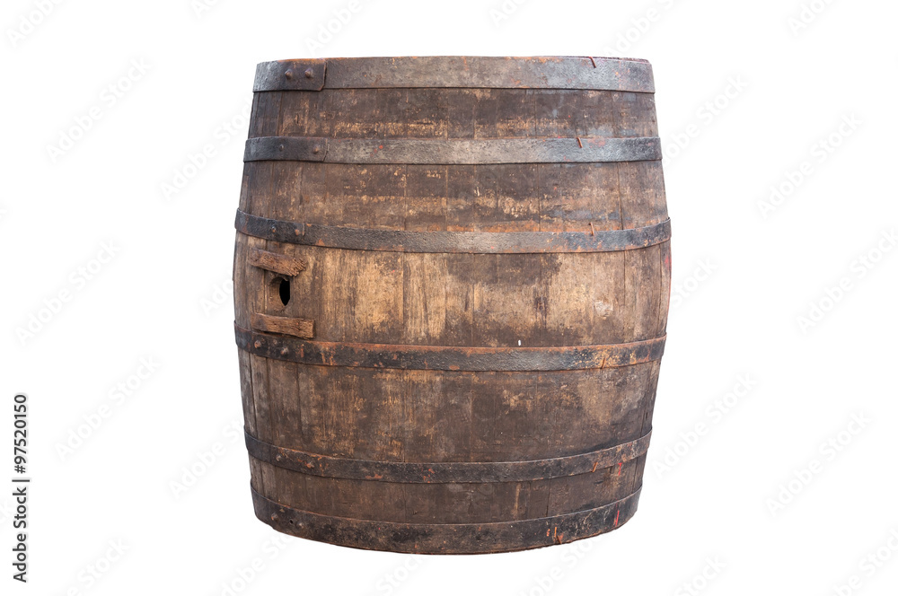 Obraz premium Old wooden barrel
