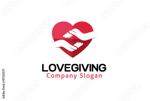 Love Giving Design Illustration