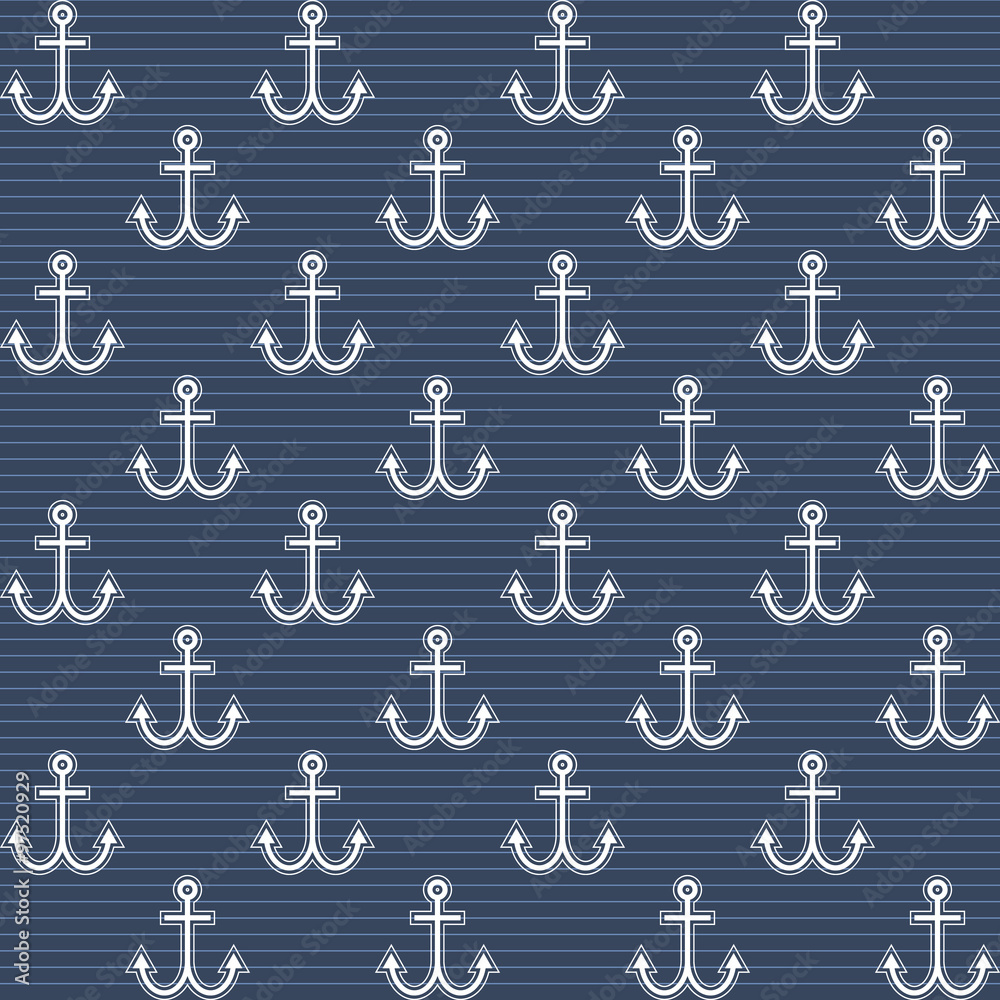 Seamless pattern in navy style Seamless pattern in navy style