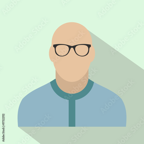 Bald man avatar icon
