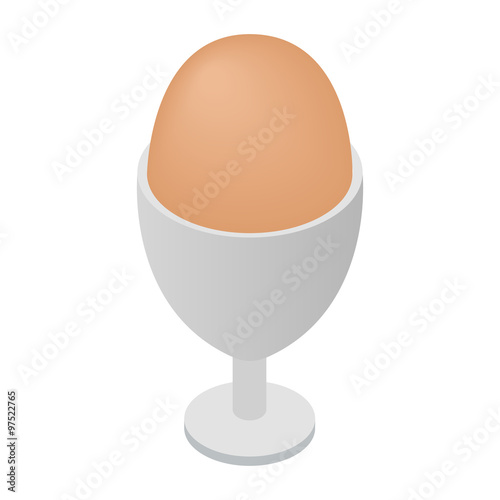 Egg isometric 3d icon