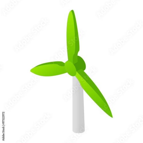 Windmill isometric 3d icon