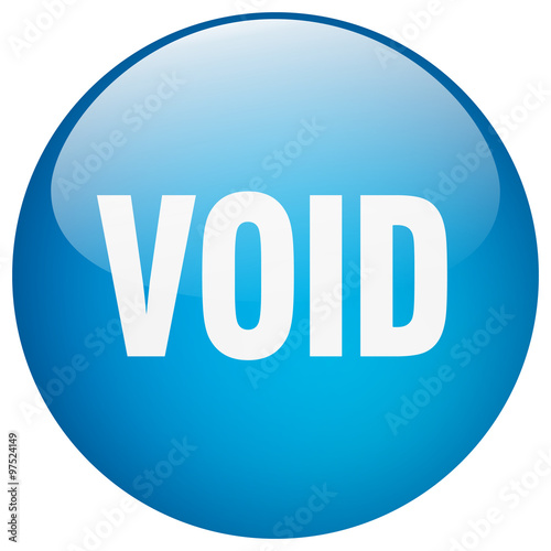 void blue round gel isolated push button