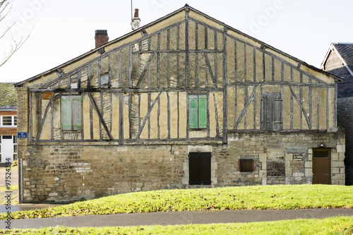 Maison ancienne à Jandun (Ardennes, France)