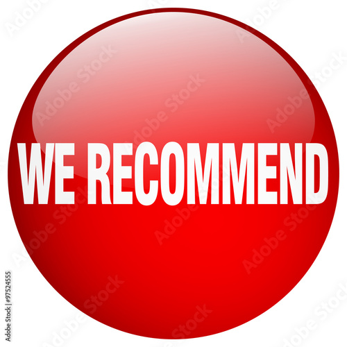 we recommend red round gel isolated push button