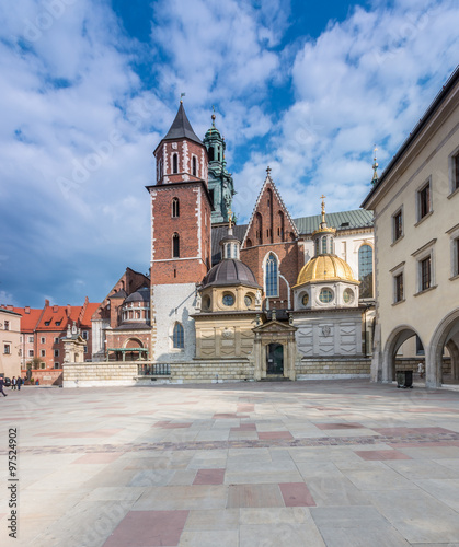 Wawel cathedral on sunny morning #97524902