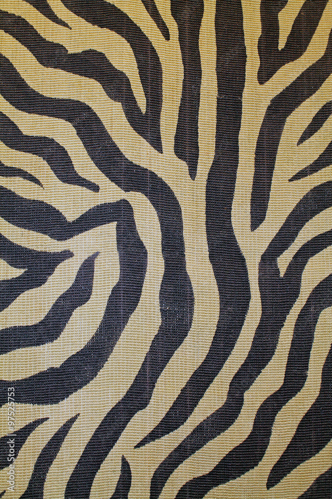 Closeup of a Zebra Print Tapestry Closeup of a Zebra Print Tapestry
