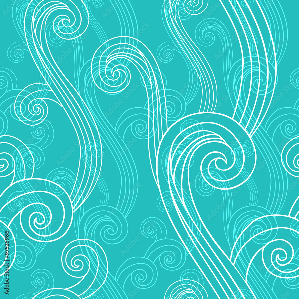 Seamless background with curved lines Seamless background with curved lines