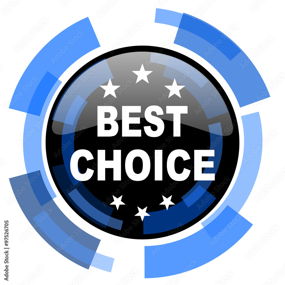 best choice black blue glossy web icon