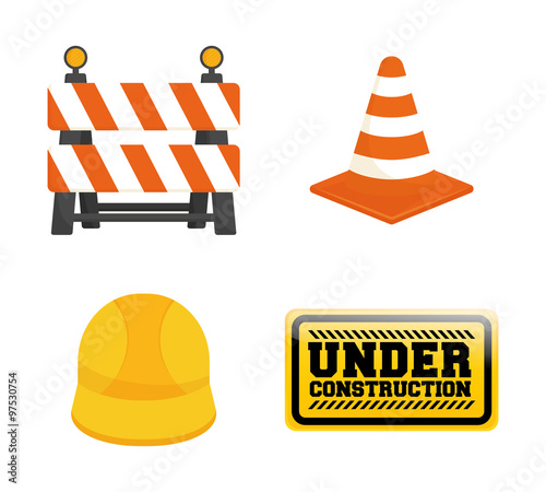 Under construction barrier design