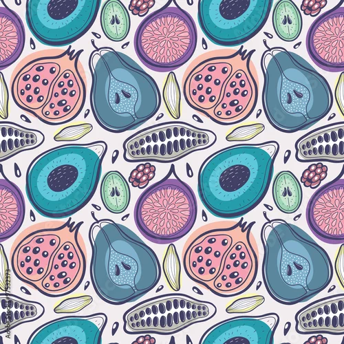 Tapety Wzór owoców