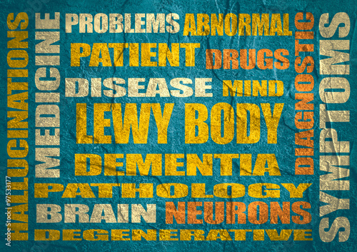 Lewy body dementia relative words list