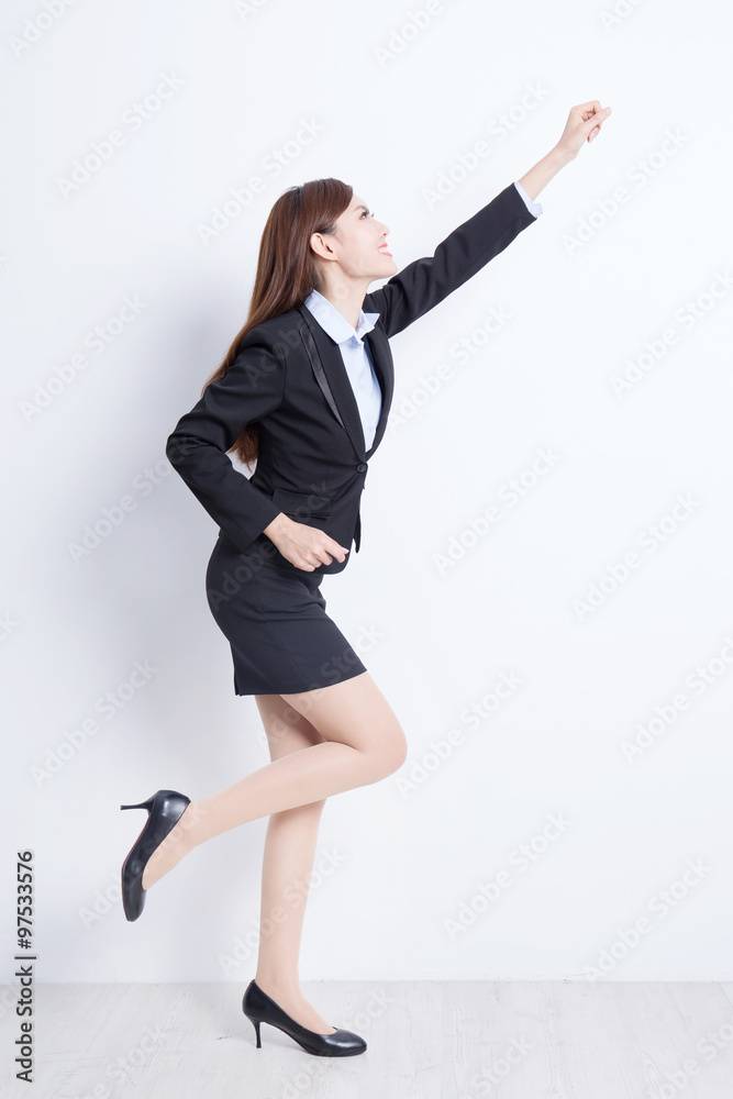 Excited business woman Excited business woman