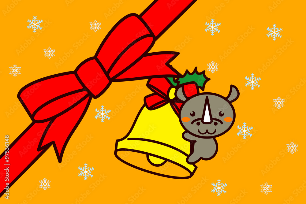 クリスマスフレームの動物シリーズ