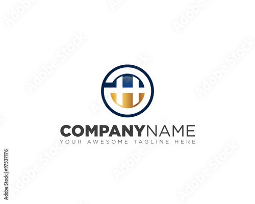 H circle initial logo design Free Download H circle initial logo design - GFXLoad