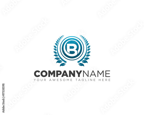 Free Download B circle logo emblem inspiration - GFXLoad