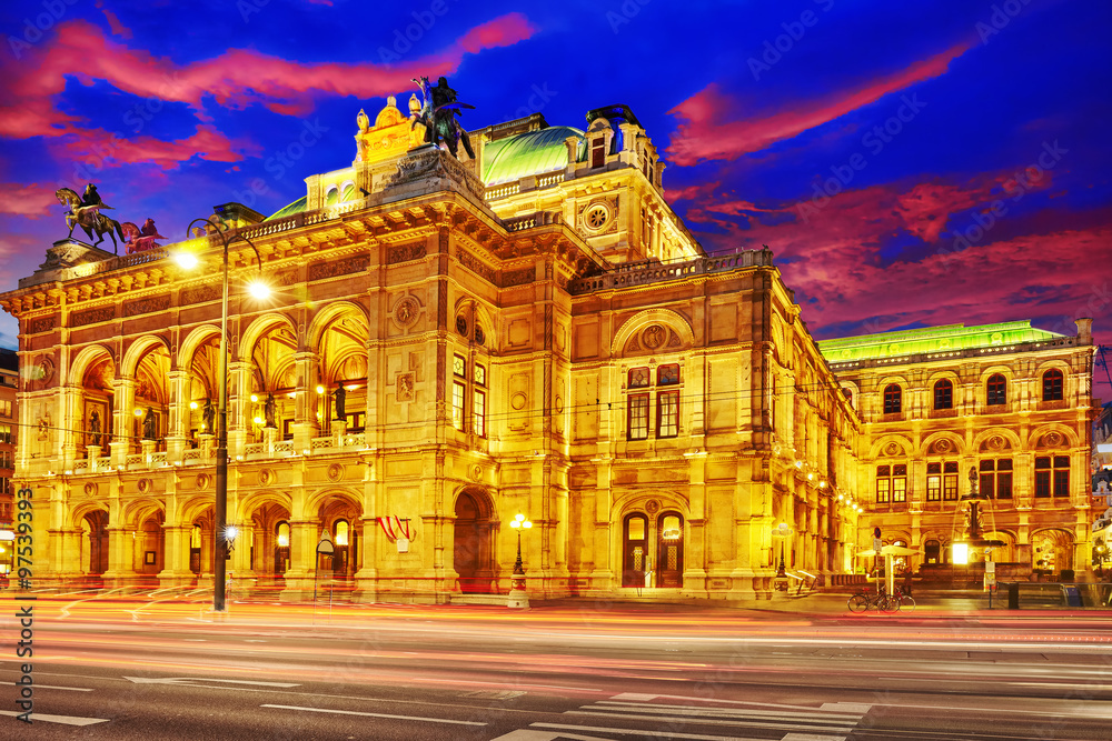 Vienna State Opera is an opera house.It is located in the centre