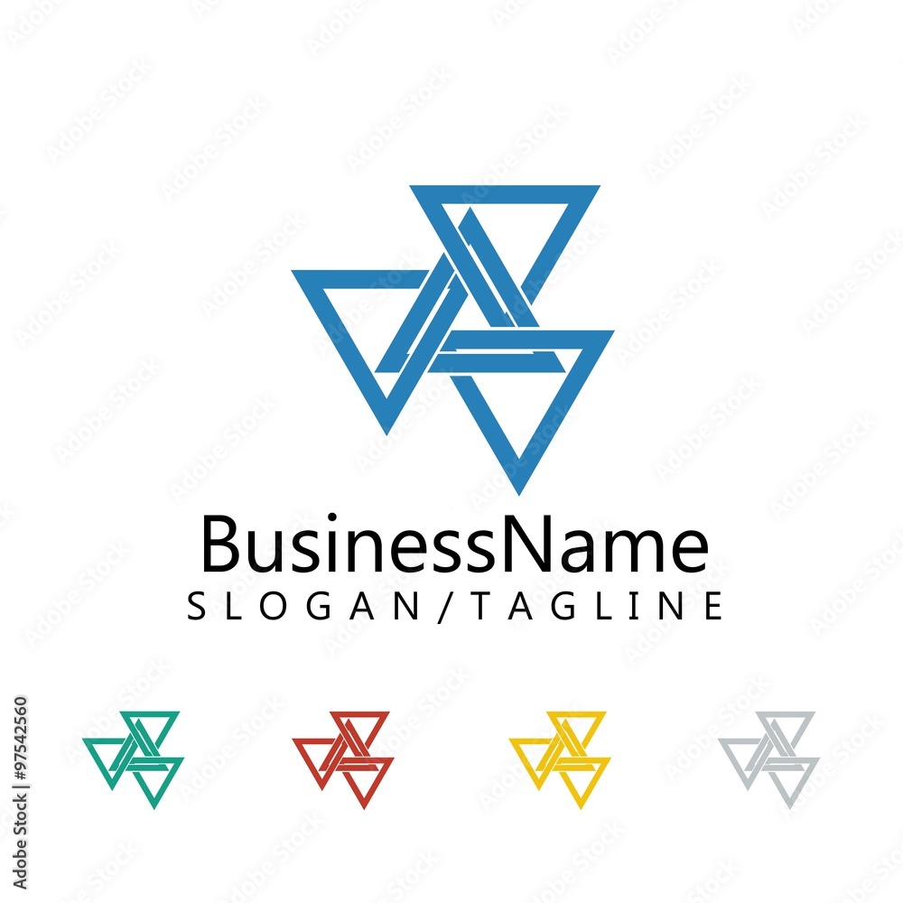 triangle vector logo icon triangle vector logo icon