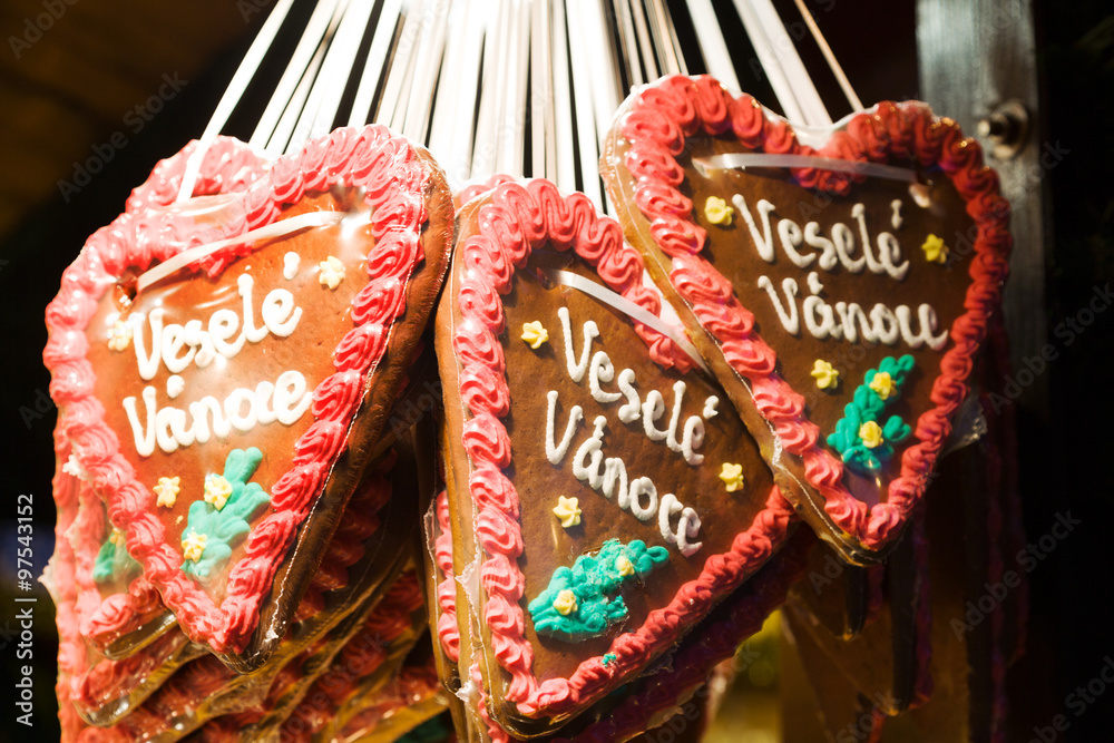 Obraz premium famous Christmas market on Old town square in Prague (UNESCO), Czech republic, Europe