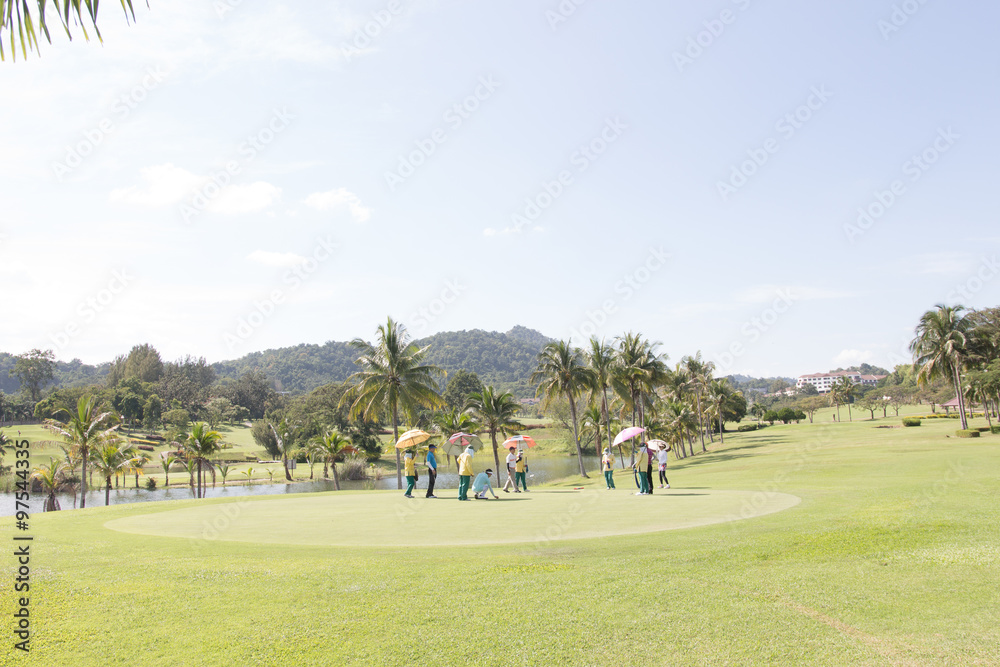 Fototapeta premium golf link 