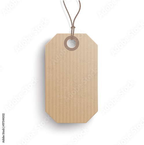 Carton Hanging Classic Rectangle Price Sticker