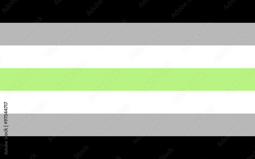 Agender pride flag in vector format.