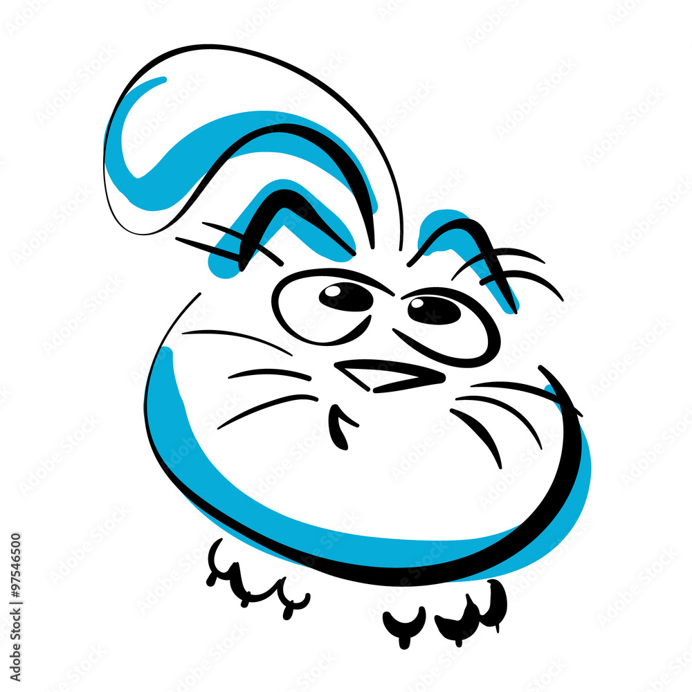 Cat looking up. Vector illustration. Cat looking up. Vector illustration.