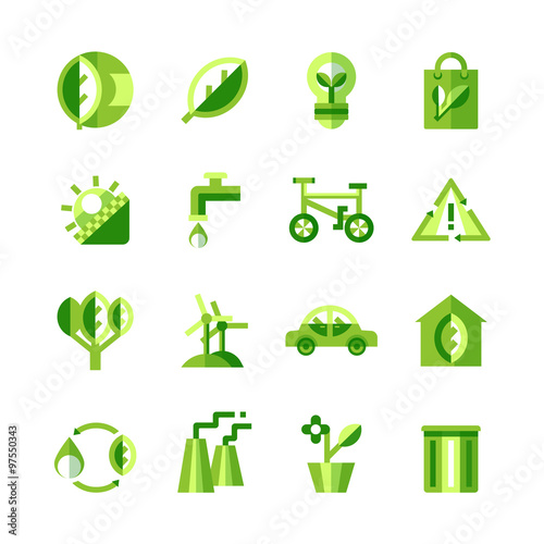 Ecology Icons Set