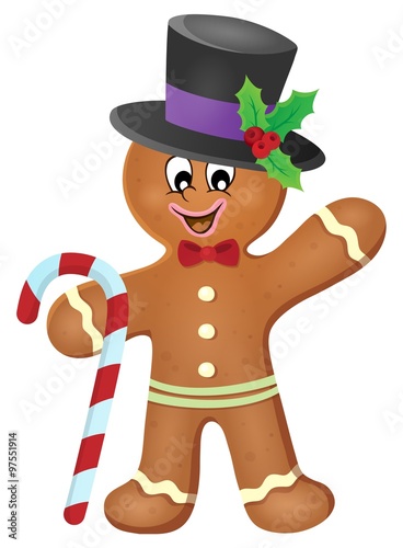 Gingerbread man theme image 3