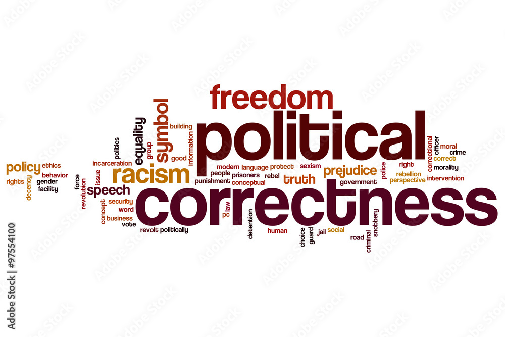 Political correctness word cloud concept Political correctness word cloud concept